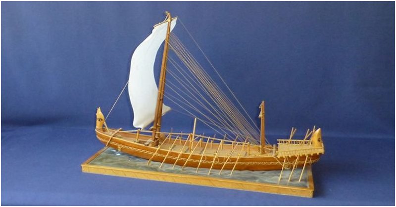 Oude Egyptische boot